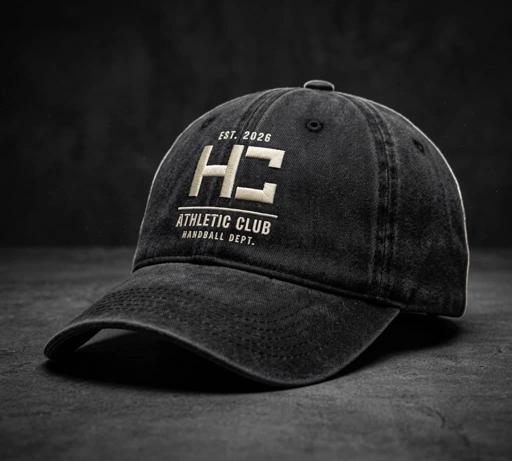 Club Cap — Washed Black