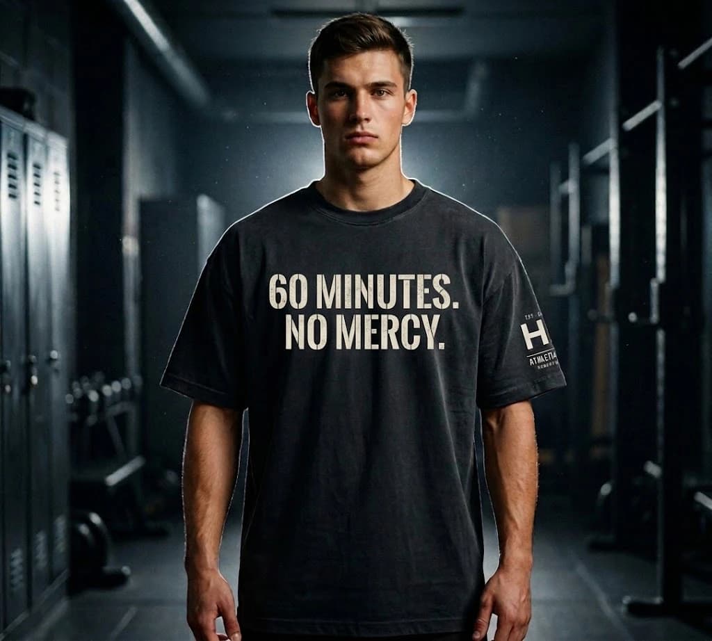 60 Minutes. No Mercy. Tee